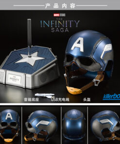 Captain America 1/1 collectibles Bluetooth speaker Helmet By Killerbody collectibles. - Image 10