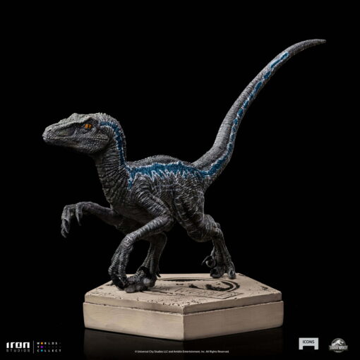 VELOCIRAPTOR BLUE JURASSIC WORLD - IRON STUDIOS - Image 6