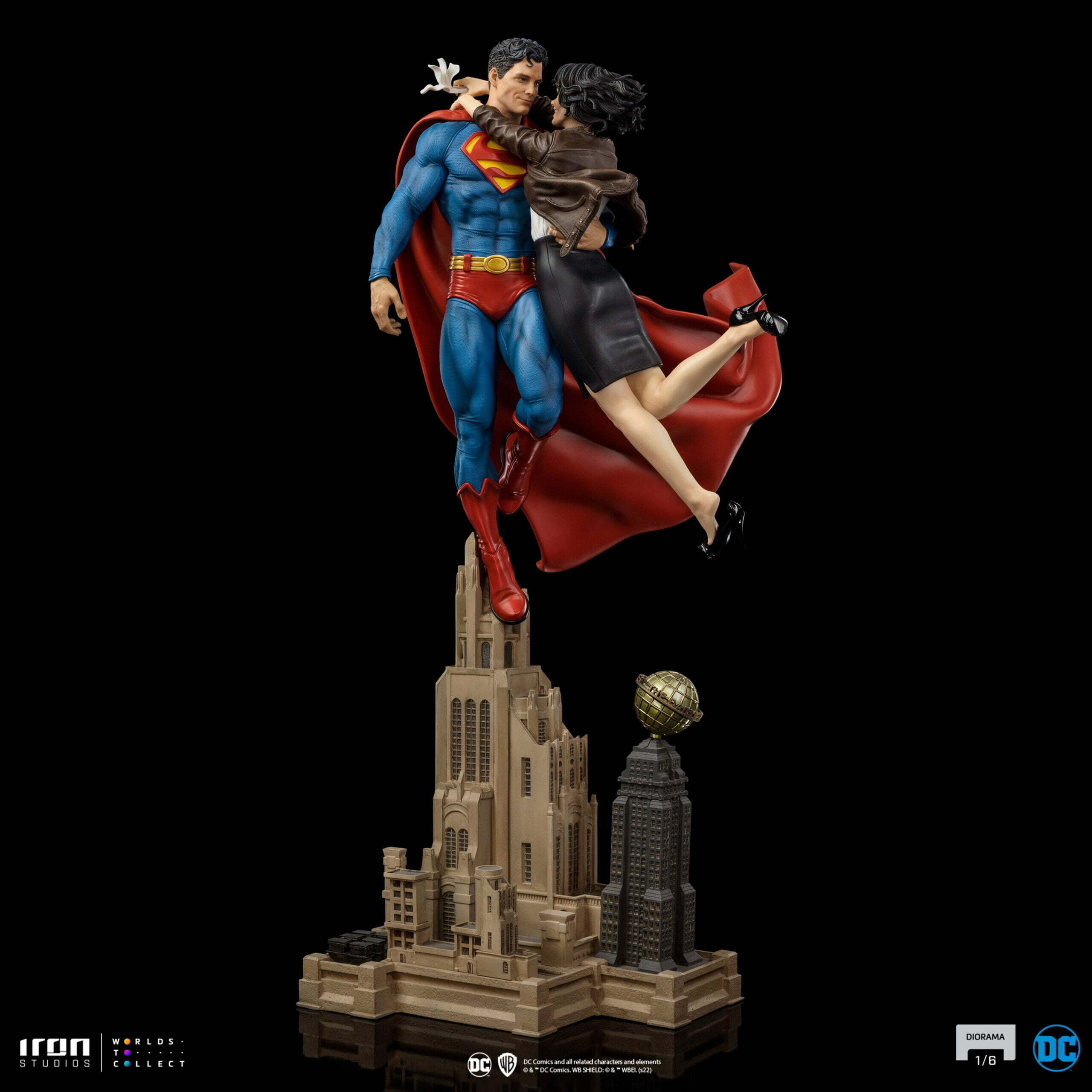 SUPERMAN AND LOIS LANE DC COMICS 1/6 DIORAMA SCALE - IRON STUDIOS - Image 7