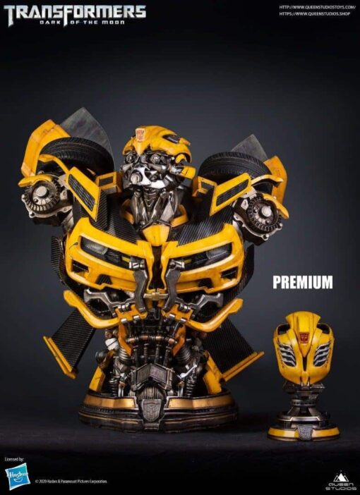 TRANSFORMERS: BUMBLEBEE LIFE SIZE BUST EXCLUSIVE - LIMITED EDITION BY QUEEN STUDIOS