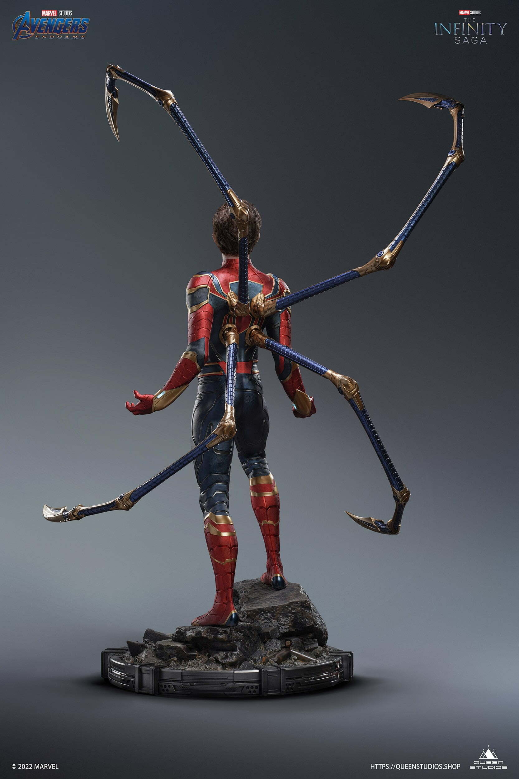 MARVEL Iron Spider-Man 1/2 Statue Premium Edition - QUEEN STUDIOS - Image 6