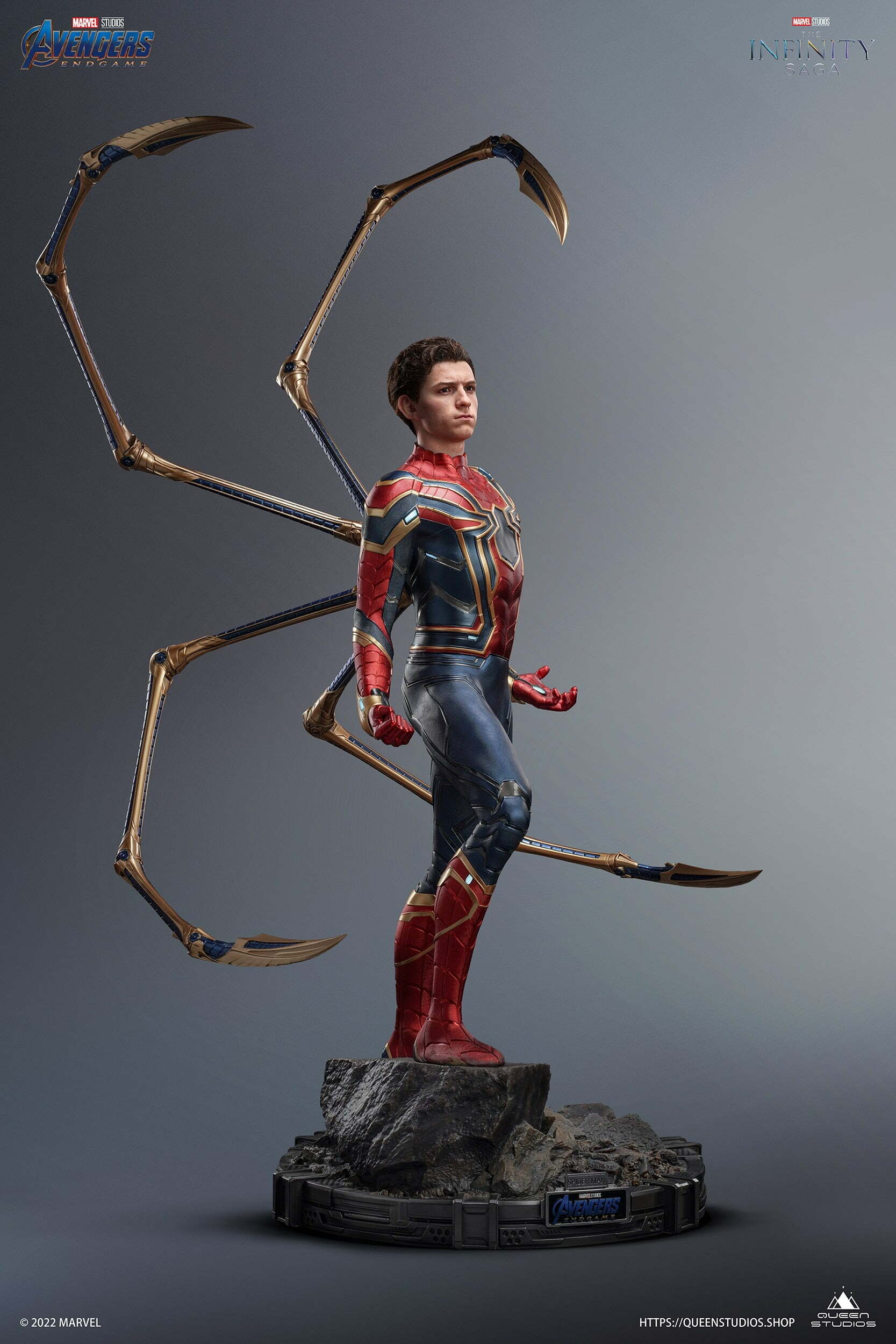 MARVEL Iron Spider-Man 1/2 Statue Premium Edition - QUEEN STUDIOS - Image 8