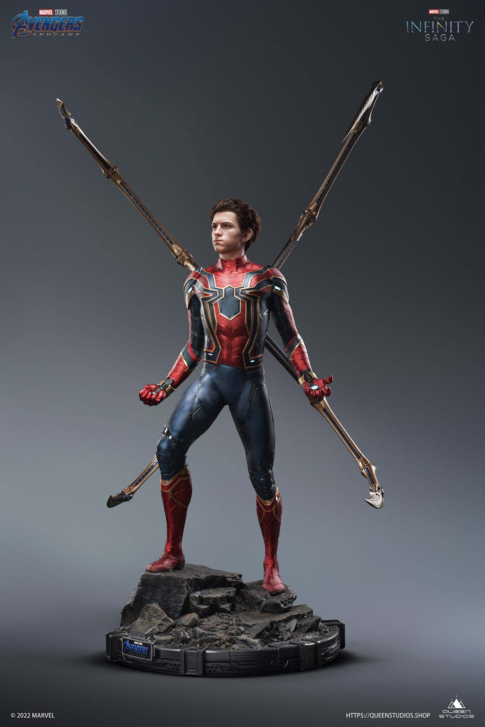MARVEL Iron Spider-Man 1/2 Statue Premium Edition - QUEEN STUDIOS - Image 2