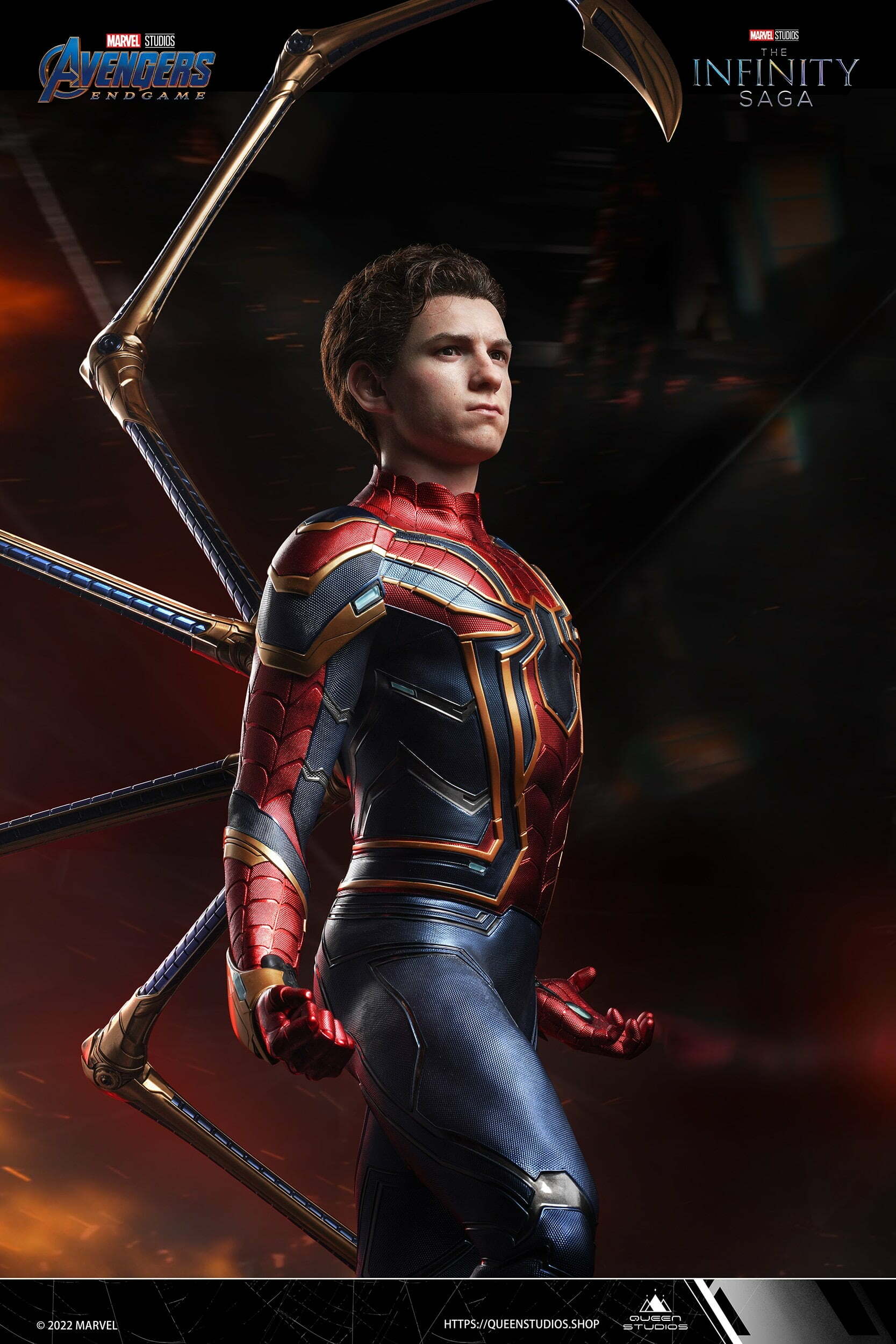 MARVEL Iron Spider-Man 1/2 Statue Premium Edition - QUEEN STUDIOS