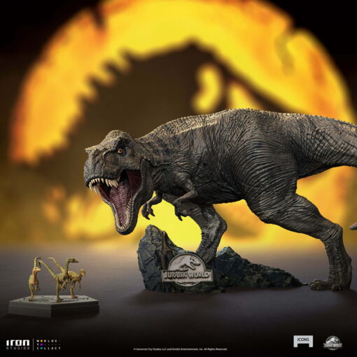 T-REX ICON STATUE JURASSIC WORLD - IRON STUDIOS - Image 2