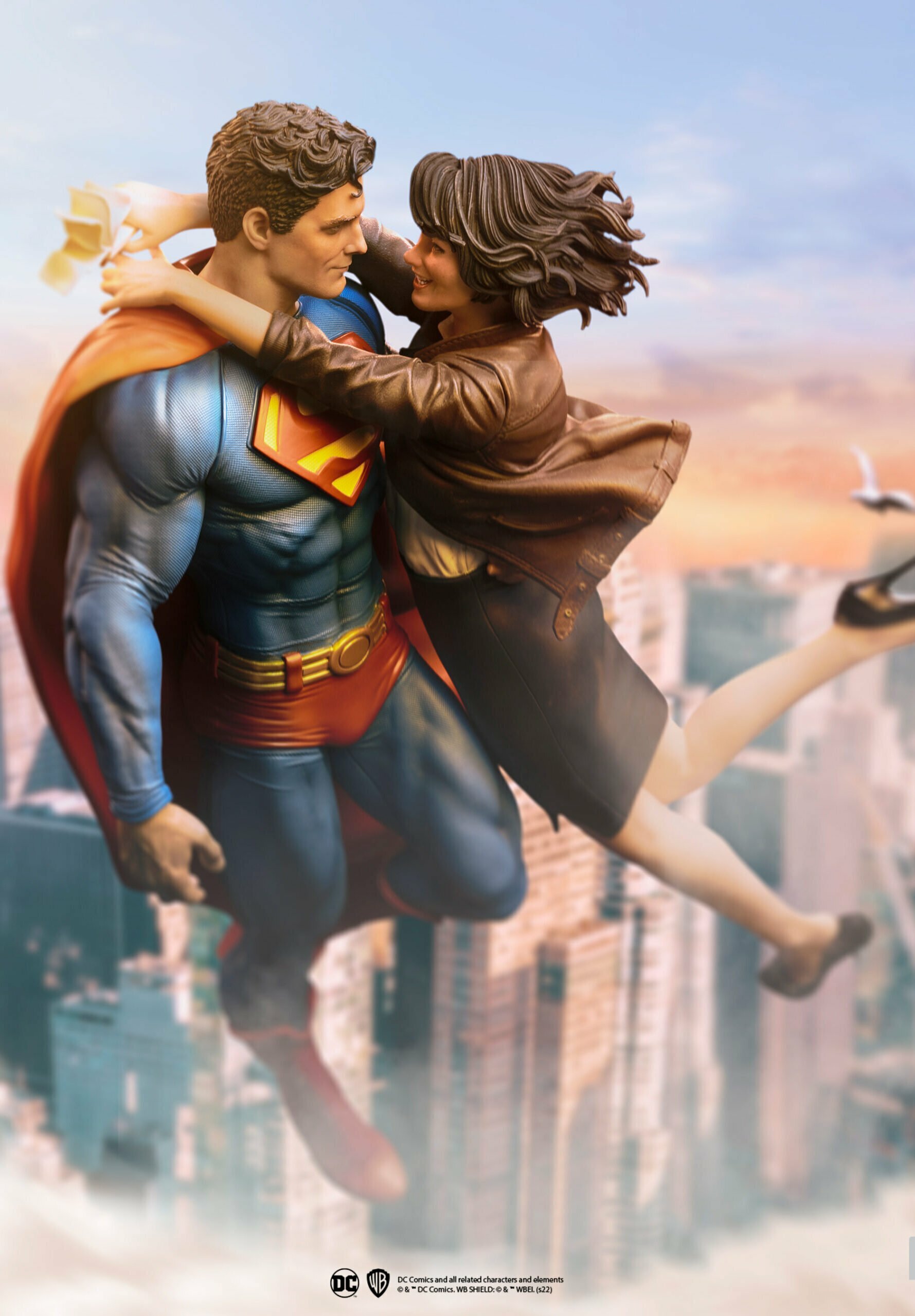 SUPERMAN AND LOIS LANE DC COMICS 1/6 DIORAMA SCALE - IRON STUDIOS