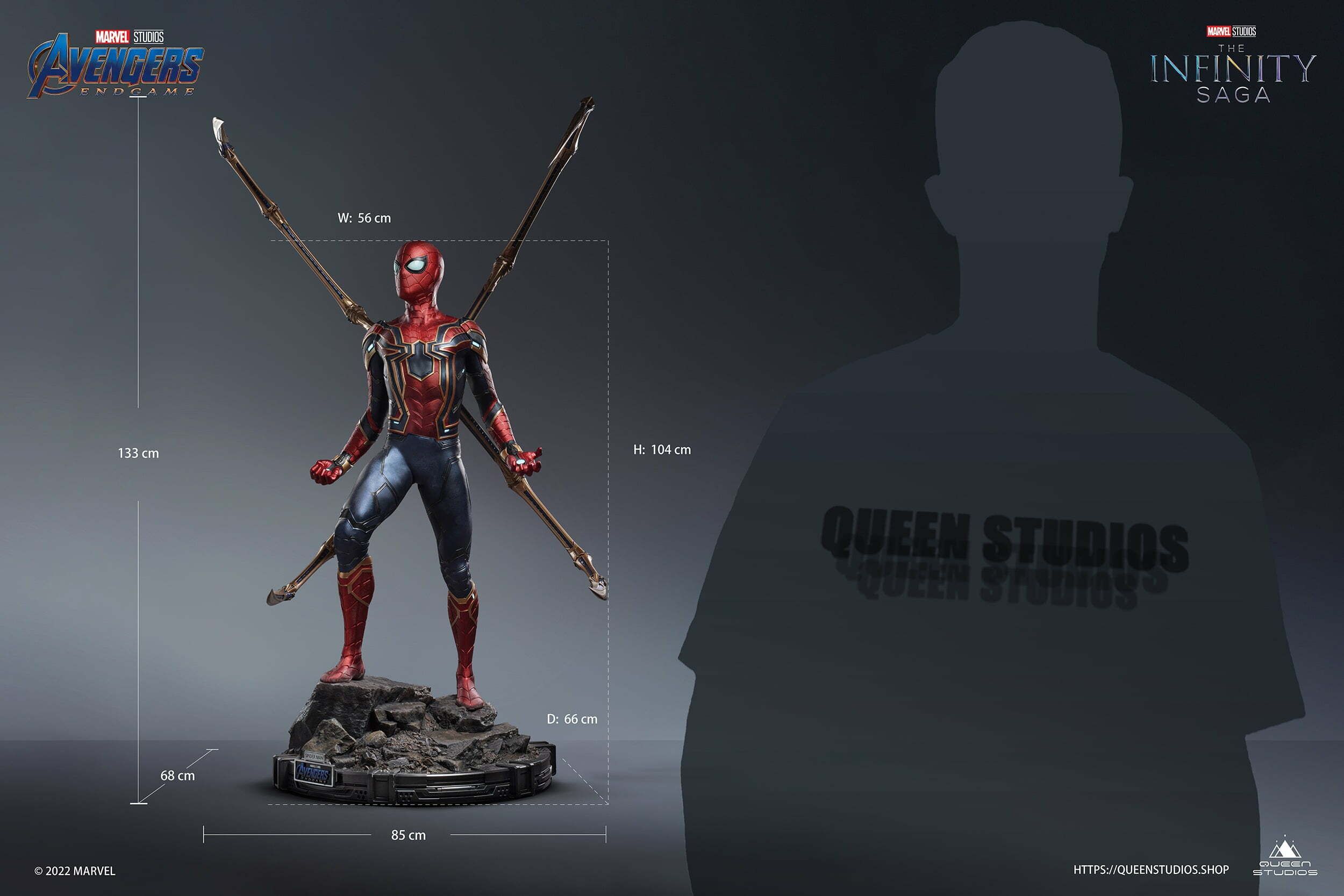 MARVEL
Iron Spider-Man 1/2 Statue Standard Edition
By Queen Studios - Image 4
