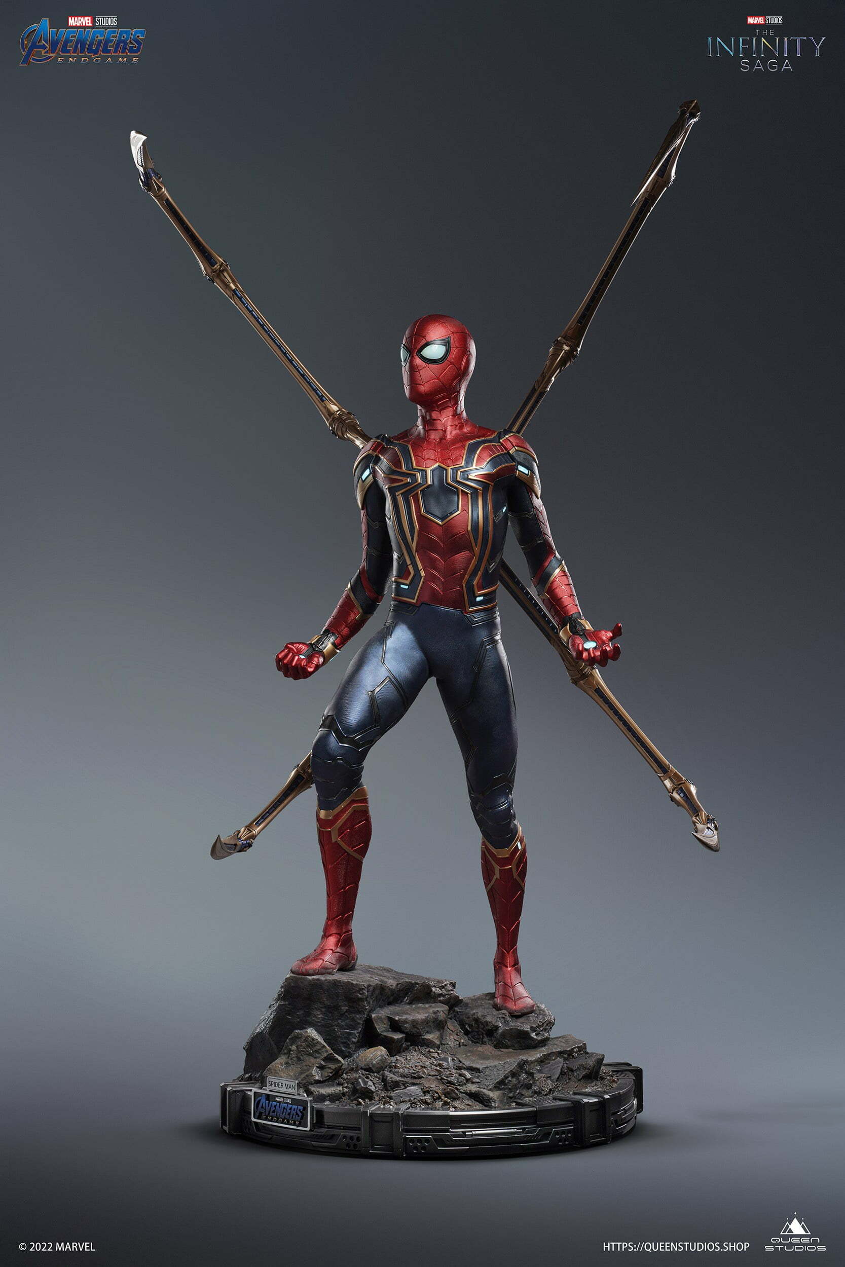 MARVEL
Iron Spider-Man 1/2 Statue Standard Edition
By Queen Studios - Image 2