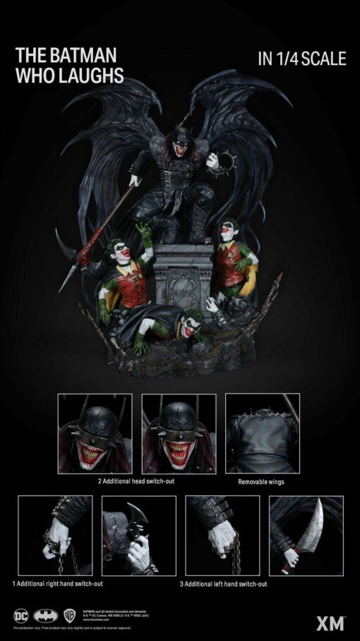The Batman Who Laughs (Dark Night: Metal) 1/4 scale statue  By XM Studios - Image 16