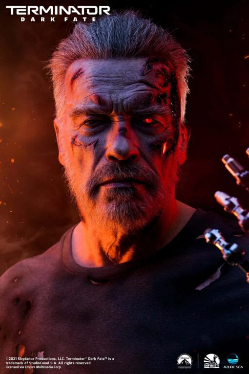 TERMINATOR DARK FATE - T-800 LIFE-SIZE BUST By INFINITY STUDIO - Image 12