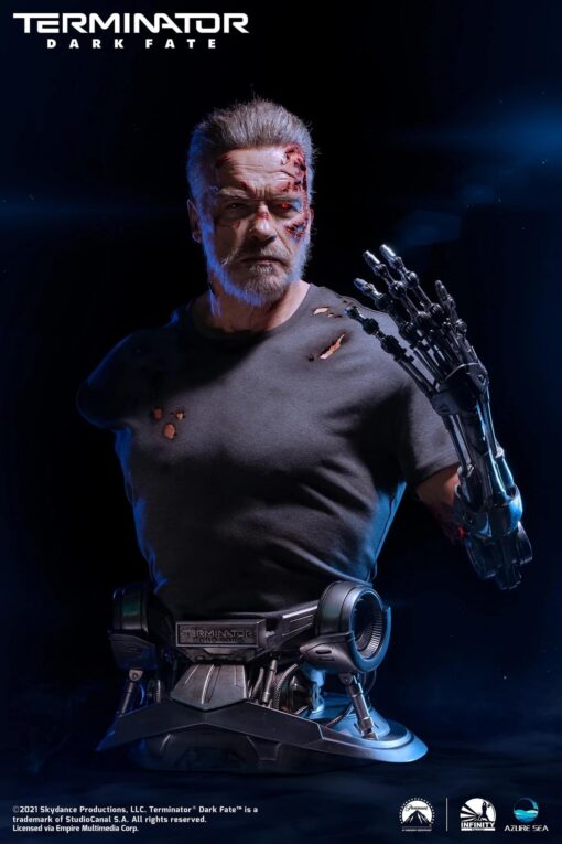 TERMINATOR DARK FATE - T-800 LIFE-SIZE BUST By INFINITY STUDIO - Image 10