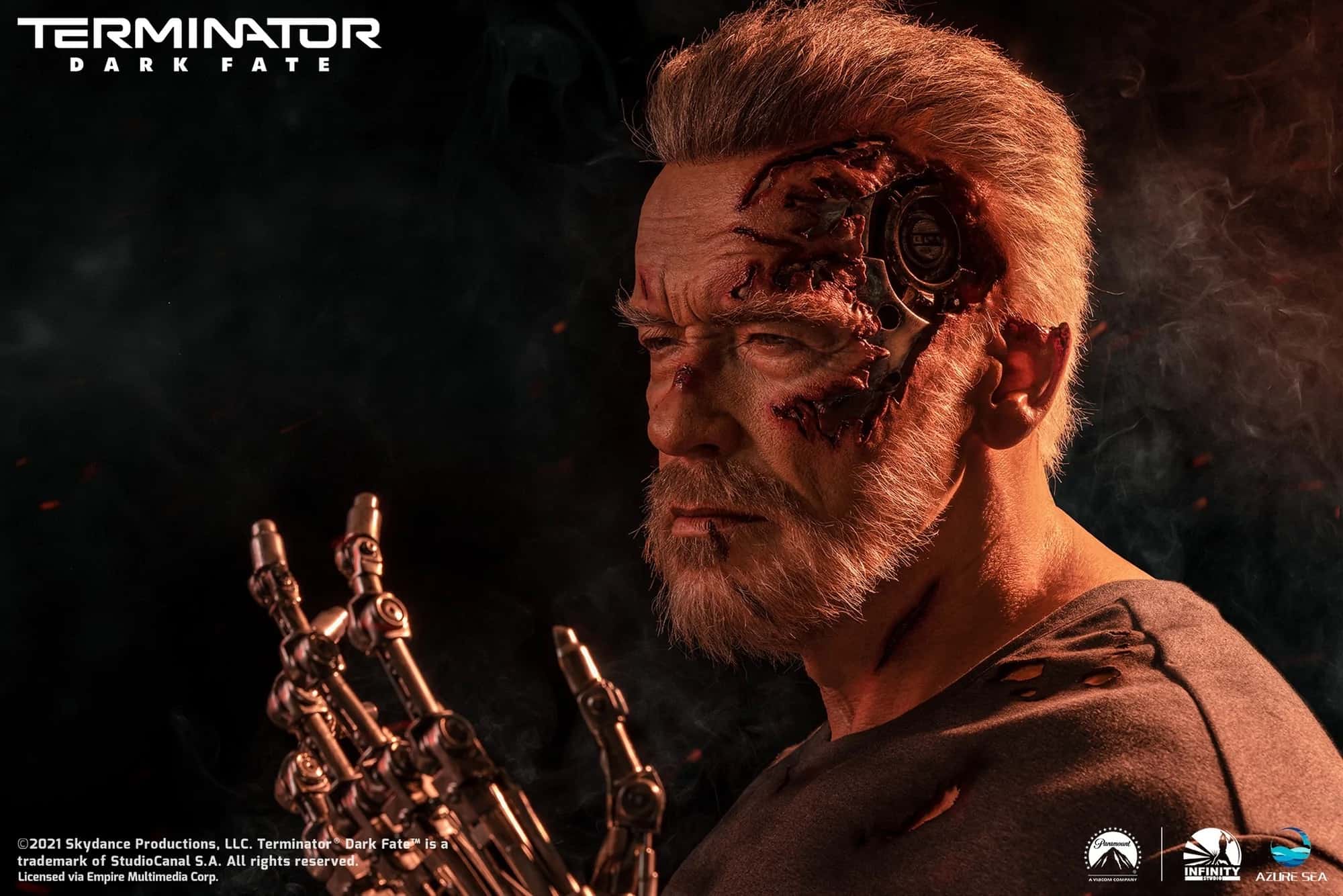 TERMINATOR DARK FATE - T-800 LIFE-SIZE BUST By INFINITY STUDIO - Image 13