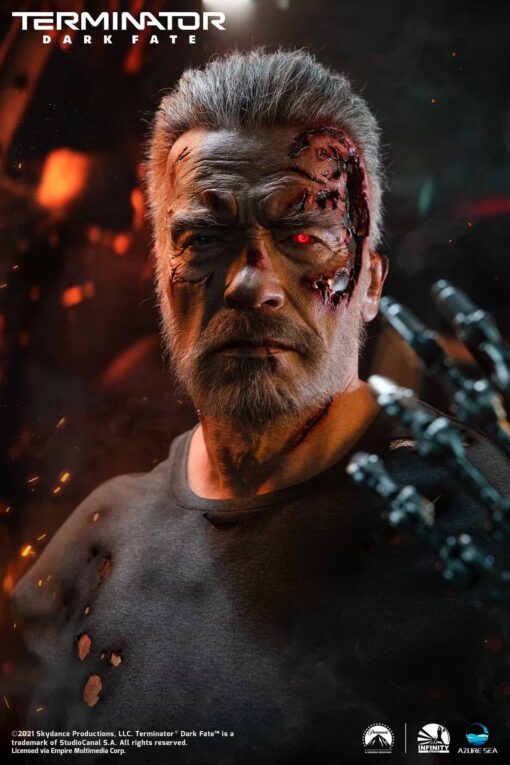 TERMINATOR DARK FATE - T-800 LIFE-SIZE BUST By INFINITY STUDIO - Image 18