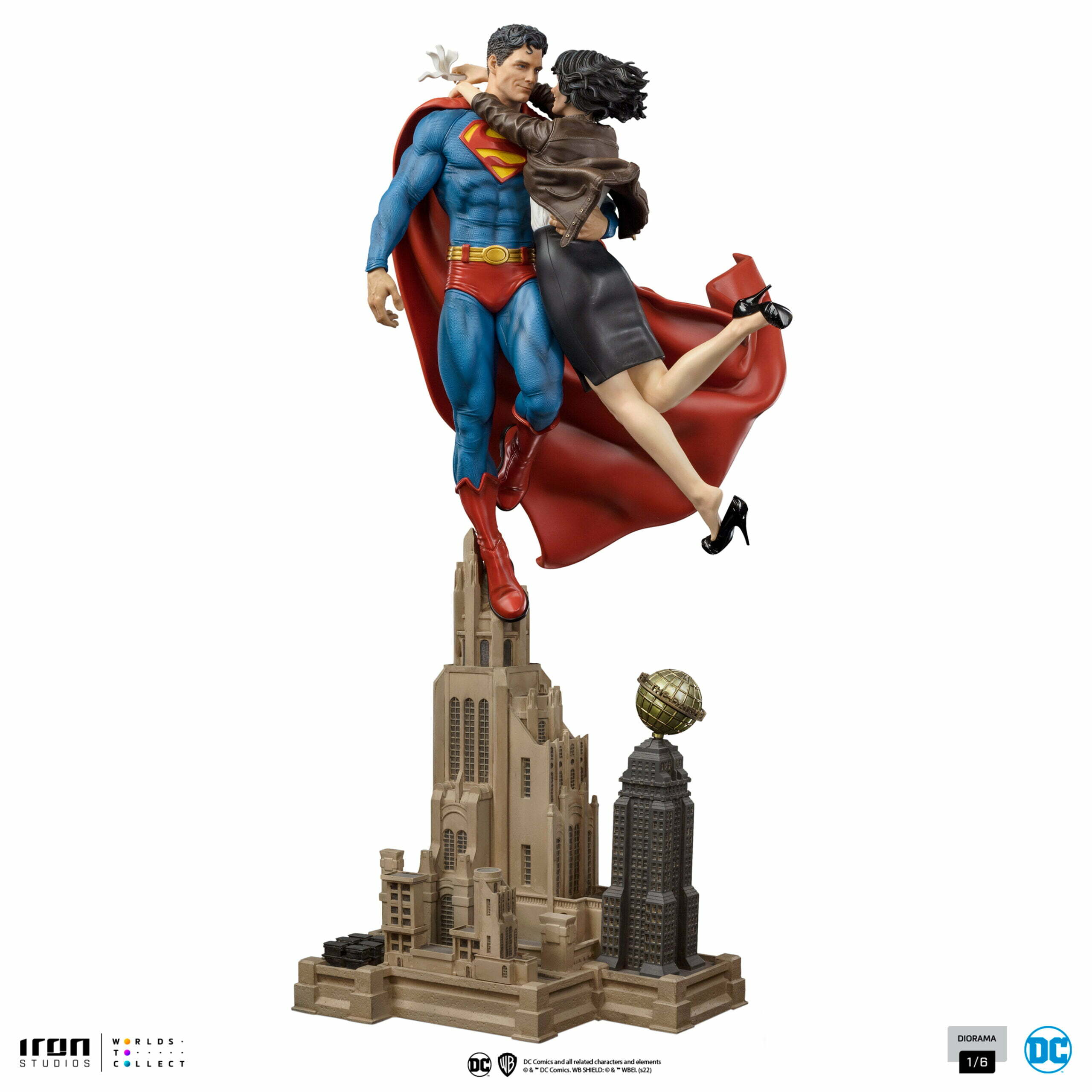 SUPERMAN AND LOIS LANE DC COMICS 1/6 DIORAMA SCALE - IRON STUDIOS - Image 4