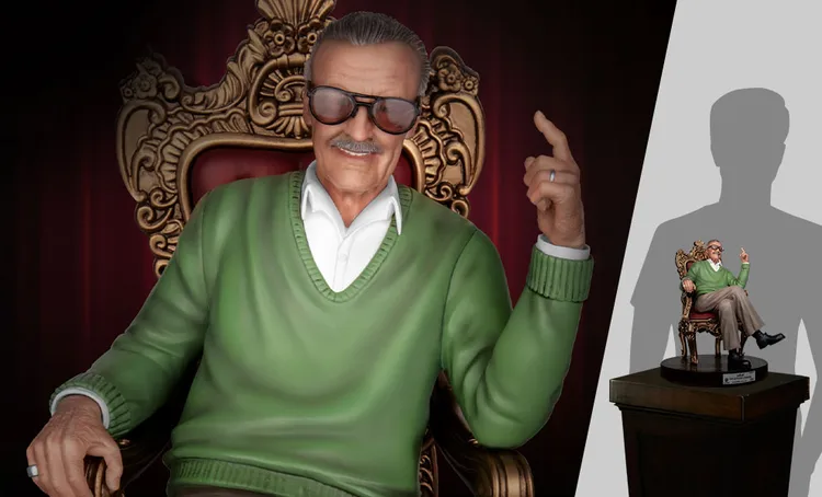 Stan Lee the King of Cameos Statue by Beast Kingdom Master Craft Series - Image 3