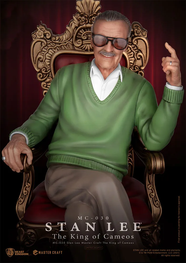 Stan Lee the King of Cameos Statue by Beast Kingdom Master Craft Series - Image 5
