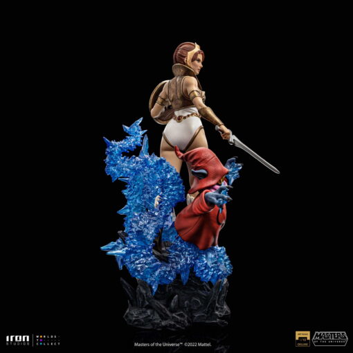 TEELA & ORKO MASTERS OF THE UNIVERSE 1/10 SCALE STATUE BY IRON STUDIOS - Image 7