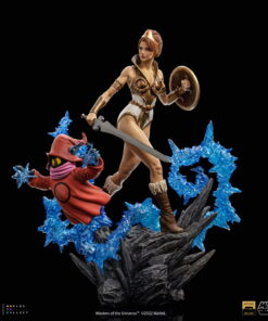 TEELA & ORKO MASTERS OF THE UNIVERSE 1/10 SCALE STATUE BY IRON STUDIOS - Image 10