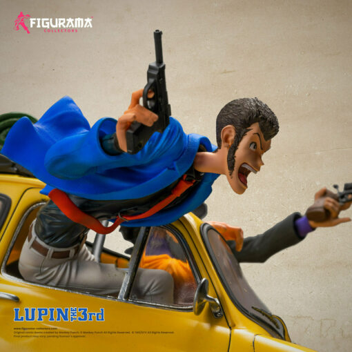 LUPIN THE 3RD - LUPIN, JIGEN, & FUJIKO ELITE DIORAMA STATUE BY FIGURAMA COLLECTORS - Displayed piece - Image 9