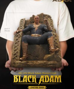 Alternative view of Black Adam on throne Statue Master Craft MC-056 by Beast Kingdom