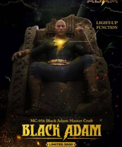 Black Adam on throne Statue Master Craft MC-056 by Beast Kingdom