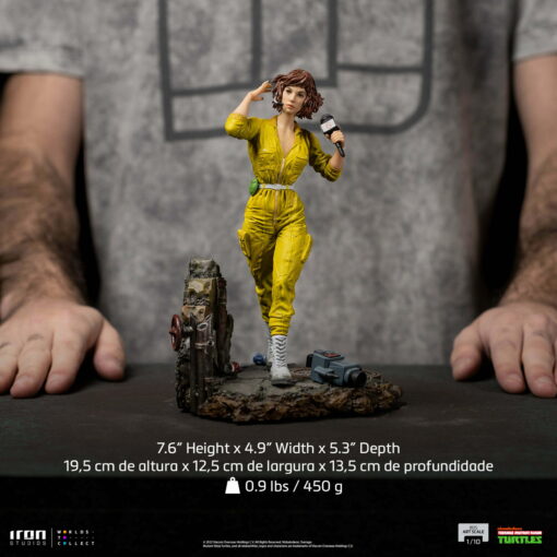 April O’Neal  Teenage Mutant Ninja Turtles BDS Art Scale 1/10 By Iron Studios - Image 2
