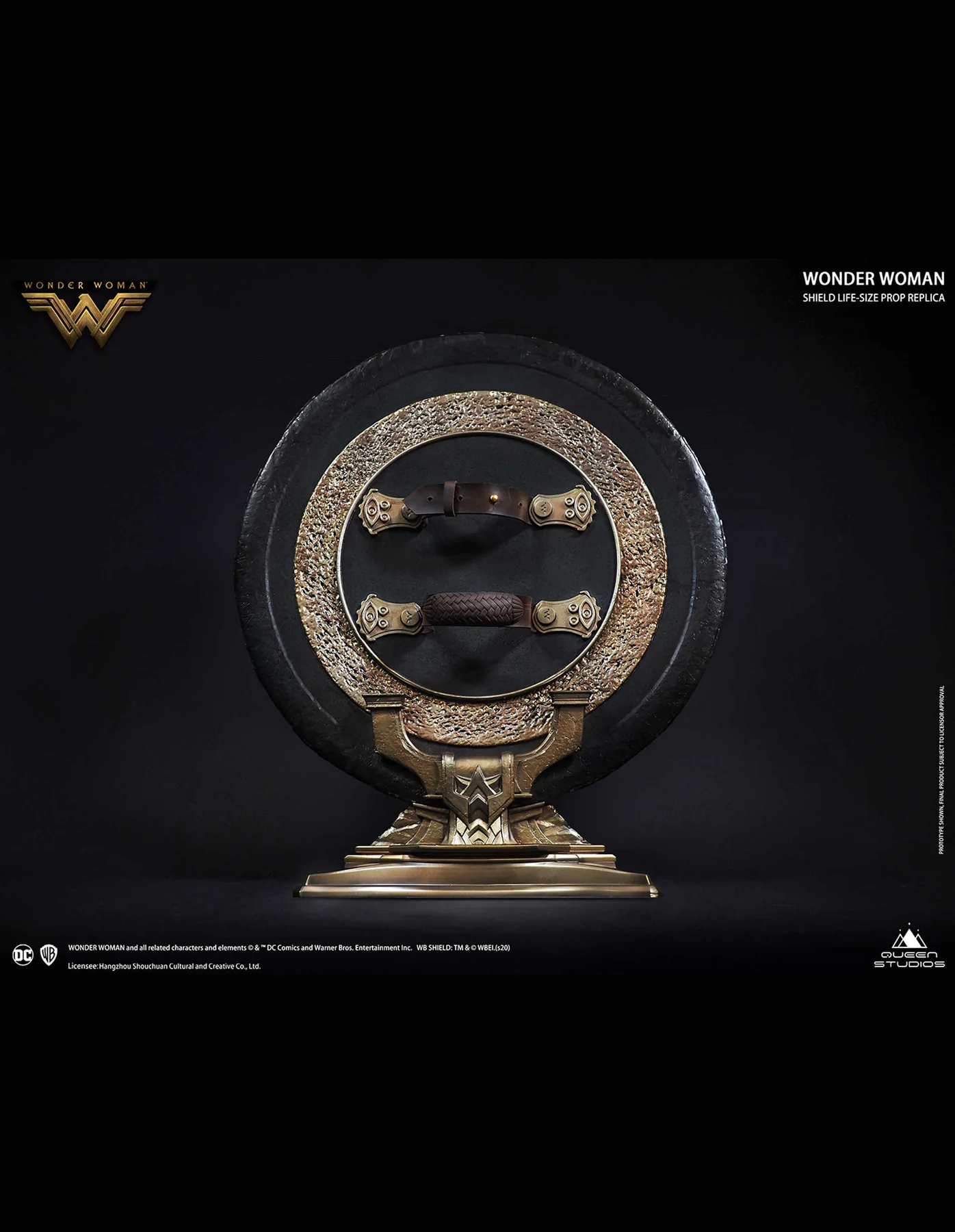QUEEN STUDIOS Wonder Woman Shield Life-size Prop Replica (Polystone) - Image 10