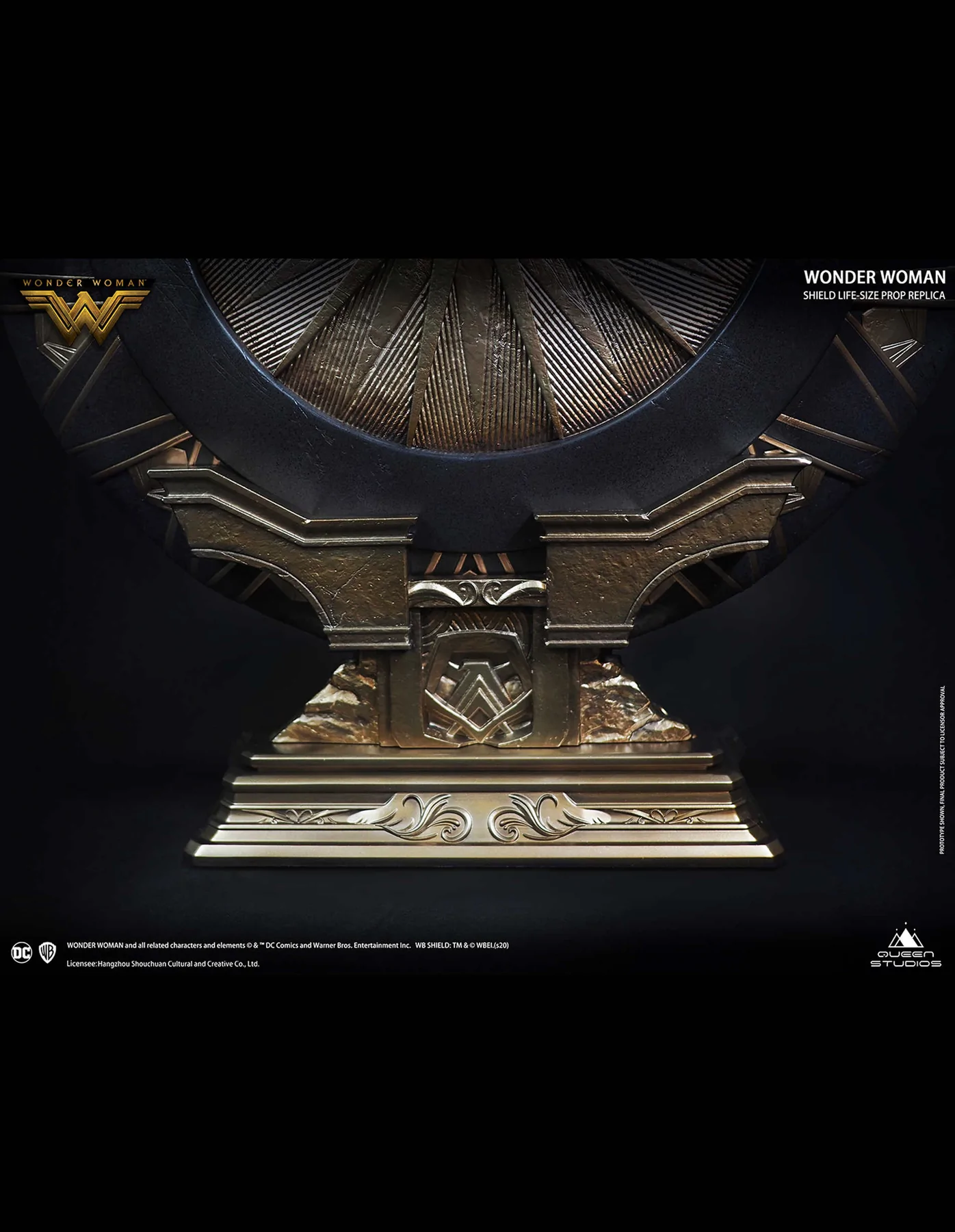 QUEEN STUDIOS Wonder Woman Shield Life-size Prop Replica (Polystone) - Image 12