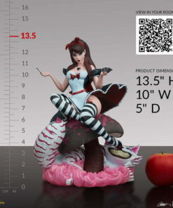 Alternative view of Alice in Wonderland: Game of Hearts Edition Statue  By Sideshow Collectibles