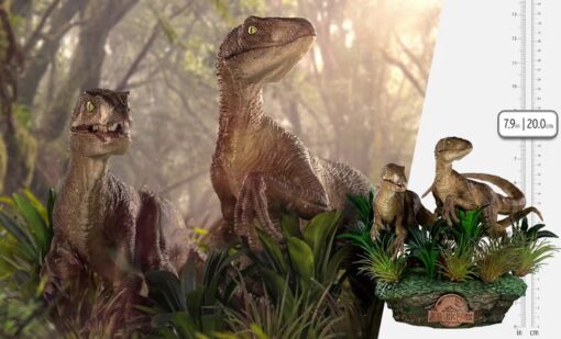 Just The Two Raptors Deluxe1:10 Scale Statue by Iron StudiosJurassic Park - Image 12