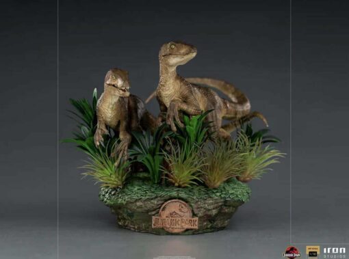 Just The Two Raptors Deluxe1:10 Scale Statue by Iron StudiosJurassic Park - Image 11
