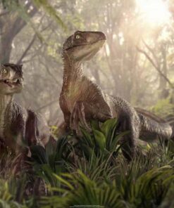 Just The Two Raptors Deluxe1:10 Scale Statue by Iron StudiosJurassic Park - Image 3