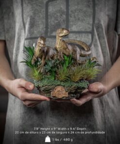 Alternative view of Just The Two Raptors Deluxe1:10 Scale Statue by Iron StudiosJurassic Park