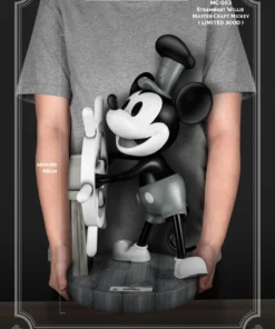 Alternative view of Mickey Statue by Beast Kingdom Master Craft Series - Steamboat Willie