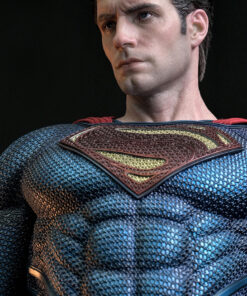 SUPERMAN (HENRY CAVILL) BLUE AND RED SUIT 1/3 SCALE STATUE + BUST BY JND STUDIOS - Image 3