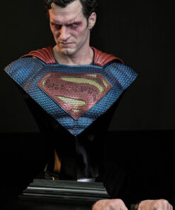 SUPERMAN (HENRY CAVILL) BLUE AND RED SUIT 1/3 SCALE STATUE + BUST BY JND STUDIOS - Image 11