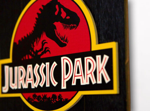 JURASSIC PARK - WOODART 3D “1993 Art" By Doctor Collector - Image 2
