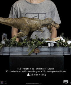 Statue T-Rex attacks Donald Gennaro - Jurassic Park - Demi Scale 1/20 - Iron Studios - Image 13