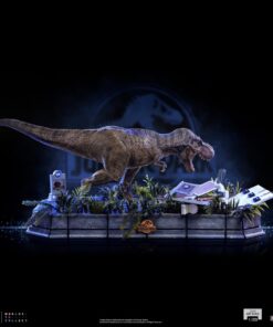 Statue T-Rex attacks Donald Gennaro - Jurassic Park - Demi Scale 1/20 - Iron Studios - Image 15