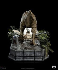 Statue T-Rex attacks Donald Gennaro - Jurassic Park - Demi Scale 1/20 - Iron Studios - Image 7