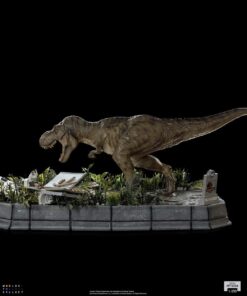 Statue T-Rex attacks Donald Gennaro - Jurassic Park - Demi Scale 1/20 - Iron Studios - Image 12