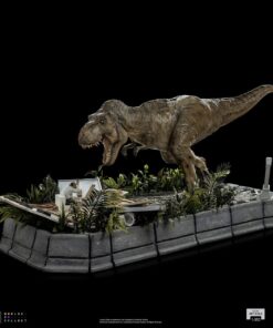 Statue T-Rex attacks Donald Gennaro - Jurassic Park - Demi Scale 1/20 - Iron Studios - Image 8