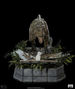 Statue T-Rex attacks Donald Gennaro - Jurassic Park - Demi Scale 1/20 - Iron Studios - Image 9