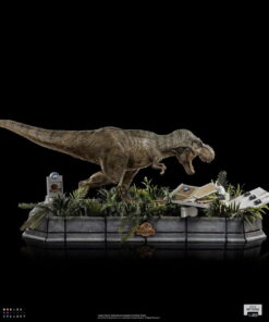 Statue T-Rex attacks Donald Gennaro - Jurassic Park - Demi Scale 1/20 - Iron Studios - Image 11