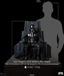 Alternative view of DARTH VADER ON THRONESTAR WARS 1/4 ART SCALE BY IRON STUDIOS