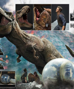 Alternative view of Jurassic World: Fallen Kingdom (Film)  Tyrannosaurus-Rex & Carnotaurus Deluxe Version Limited Edition 500