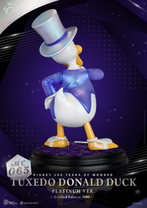 MC-065 Disney 100 Years of Wonder Master Craft Tuxedo Donald Duck (Platinum Ver.) - Image 6