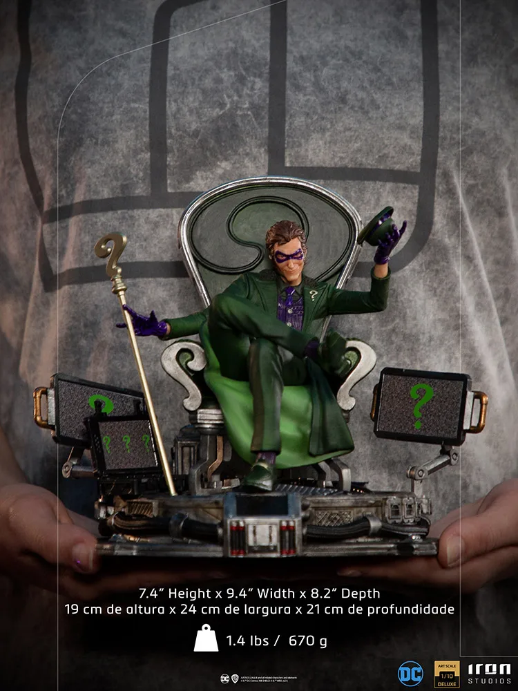 The Riddler Deluxe 1:10 Scale Statue by Iron Studios – Figuristi Store