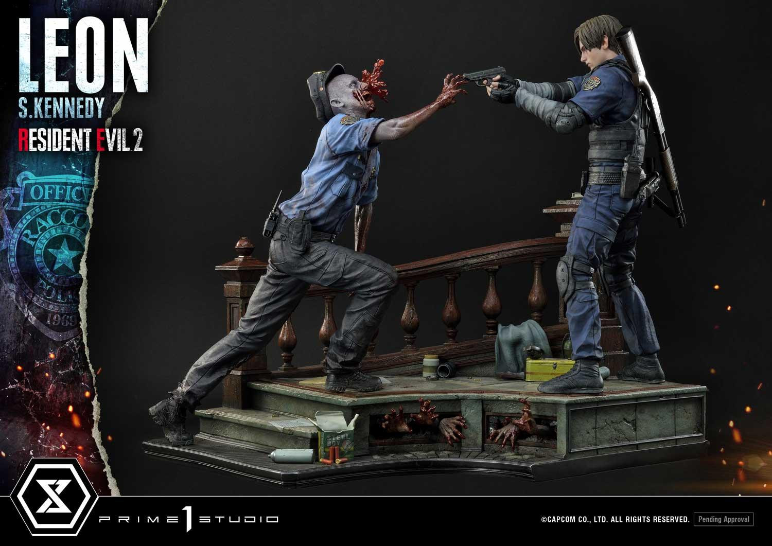 Resident Evil 2 Leon S. Kennedy 1/4 scale Statue by Prime 1 Studio - Image 4