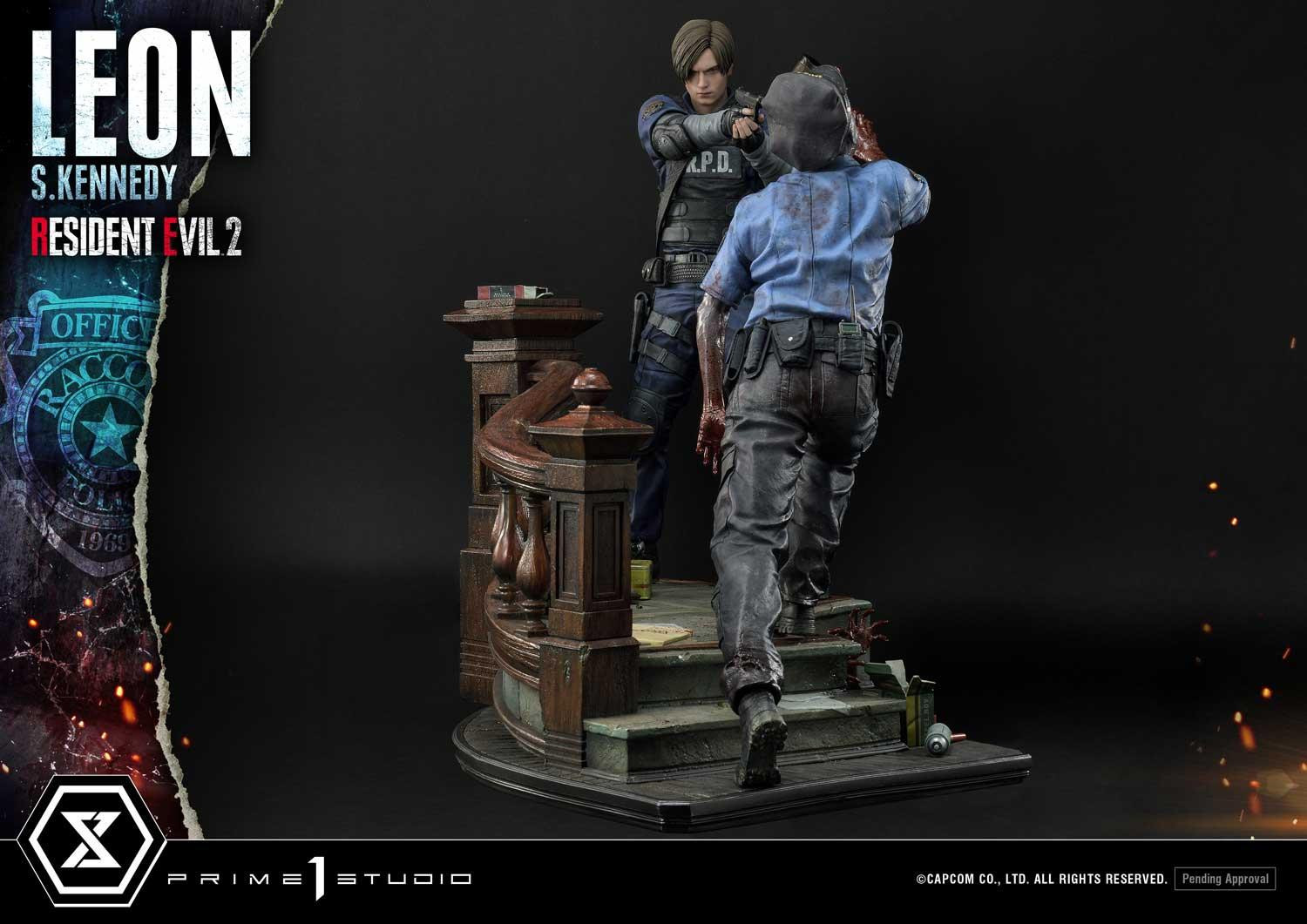 Resident Evil 2 Leon S. Kennedy 1/4 scale Statue by Prime 1 Studio - Image 7